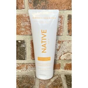 Native Strengthening Hair Mask Almond Shea Butter Sulfate Paraben Free 6 oz